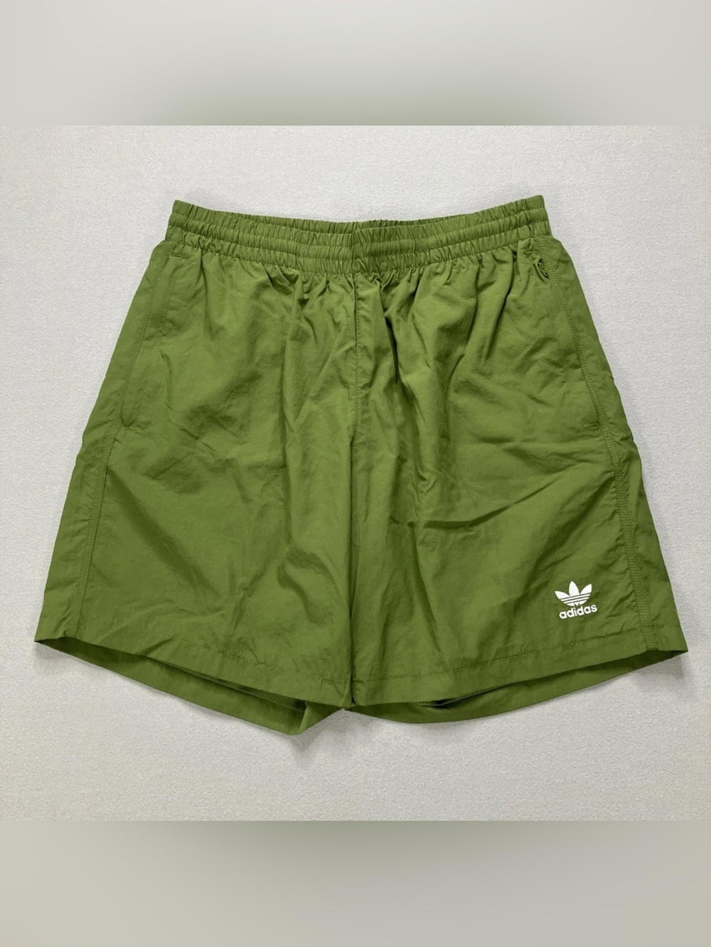 Adidas Originals Trefoil Essentials Men’s 2XL XXL Woven Shorts KA0674 Green NWT